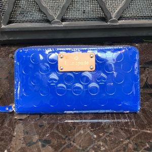 Blue Kate spade wallet